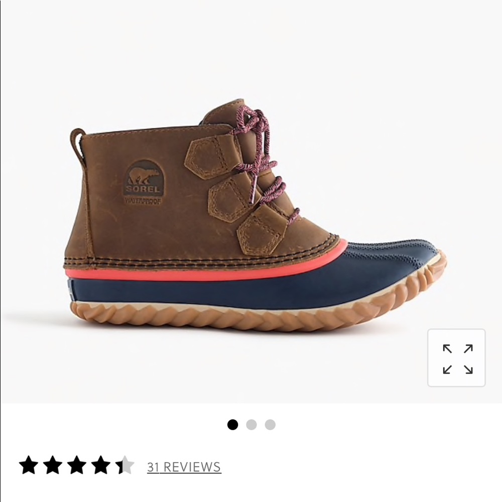 Women’s Sorel for J.Crew Out N About leather boot